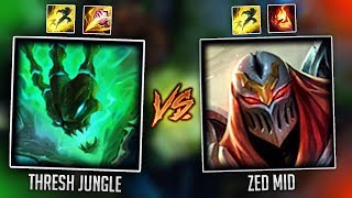 ZED'İ 1V1'DE KESEN THRESH JUNGLE YAPMIŞLAR! GG WP!