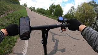 ГАЗ В ПОЛ по олимпийской велотрассе. Электросамокат Yokamura RX-2 и Kugoo G-Booster
