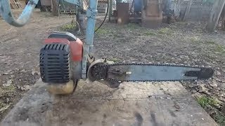 Бензопила Дружба (Урал) с китайским мотором...вес 11кг...Эксперимент № 2