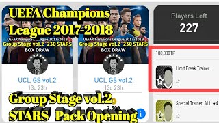 UEFA Champions League 2017-2018 STARS ball Opening pes 2017 mobile + event details