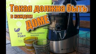 Крутая шнековая соковыжималка KitFort KT-1104-2