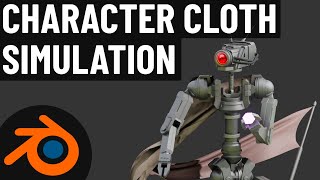 Character Cloth Simulation in Blender 2.8