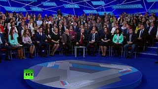 Путин проводит медиафорум «Правда и справедливость» в Санкт-Петербурге