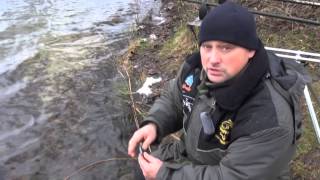 "Apie žūklę" 2013 12 28. Lydekų žūklė negyva žuvele Vabalio ežere.