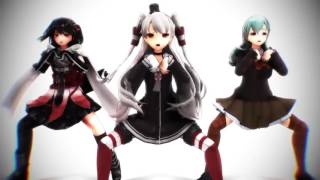 Anime 3 girls dance 3D