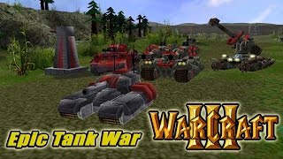 Warcraft III. Карта Epic Tank War.