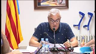 Ple de l'Ajuntament de Borriol celebrat el 31de juliol de 2018