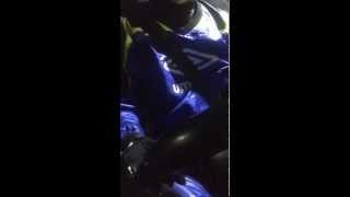 Shiny nylon UMBRO suit