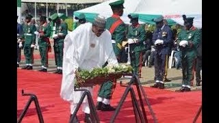 Buhari, Osinbajo, others remember Nigeria’s fallen Heroes, lay wreaths