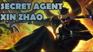 Secret Agent Xin Zhao Skin Spotlight Gameplay - League of Legends