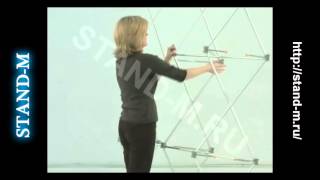 Сборка pop up 2*3 стенда Magnetik (magnet)