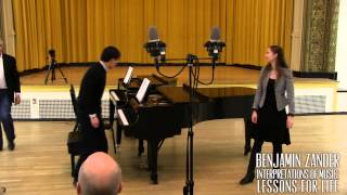 Interpretation Class: Zemlinsky - "Briefchen Schrieb Ich"