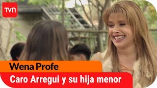 Así fue la primera escena de Carolina Arregui y su hija menor en Wena Profe  | Wena Profe