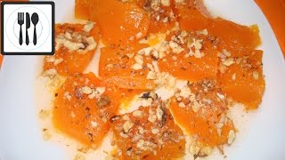 Турецкие сладости - Сладкая тыква по-турецки. Рецепт десерта из тыквы / Kabak tatlisi tarifi