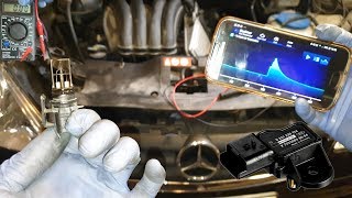 Mercedes w169 A150 Manifold Absolut pressure & Intake Air Temperature sensor - Test Diagnose