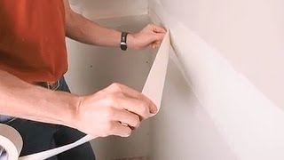 Как заделывать швы гипсокартона бумажной лентой