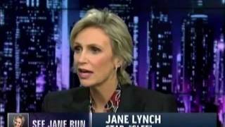 Lawrence O'Donnell - Jane Lynch On Glee, Michele Bachmann & DADT