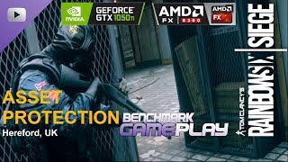 Gameplay | AMD FX 8300 + GTX 1050 Ti no Rainbow Six: Siege - Cenário #6 (720p)