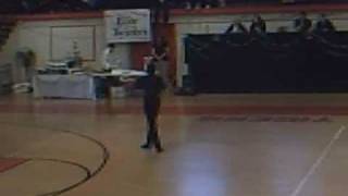 Dude OWNS at baton twirling