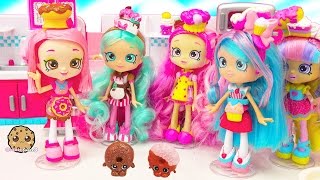 Chef Club Season 6 Shopkins Shoppies Doll Donatina with Exclusives + Playdoh Donuts