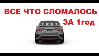 ПОЛОМКИ И РЕМОНТ ЛАДА ВЕСТА LADA VESTA ЗА 1 ГОД