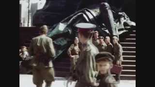 Цветная кинохроника: Берлин в июле 1945-го.