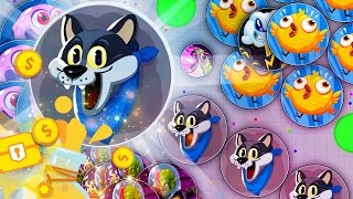 AGARIO MOBILE // POPSPLITS // MYSTERY SKINS // MACRO // SKIN MOD // RUSH UNCUT