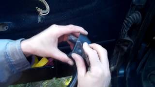 ремонт ручки водительской двери, repair pen driver's door