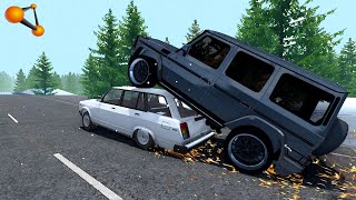 КОГДА ПОКАЗАЛ ФАК ВОДИТЕЛЮ ГЕЛИКА! МГНОВЕННАЯ КАРМА | BeamNG.drive