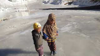 A visit to ice stupa phyang Ladakh 4th Jan 2018