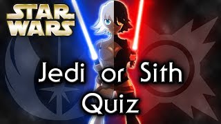 Find out YOUR side JEDI or SITH! - Star Wars Quiz