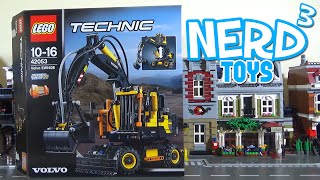 Nerd³'s Lego Tuesdays - 42053 Volvo EW160E