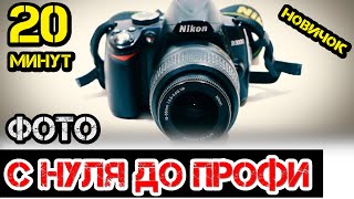 Обучение за 20 минут фотографируем в ручном режиме / бюджетная камера / Настройка фотоаппарата