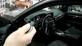 Автозапуск на Мерседес - демонстрация работы №3 (Мерседес W204)