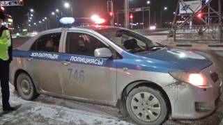 В Шымкенте водитель BMW пытался уйти от полиции и попал в ДТП