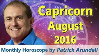 Capricorn August 2016 Horoscope
